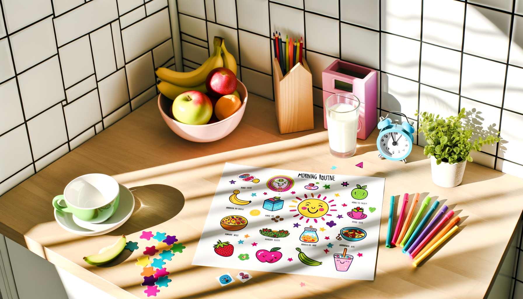 How to Create a Cute Morning Routine Chart for Kids (That Actually Works)