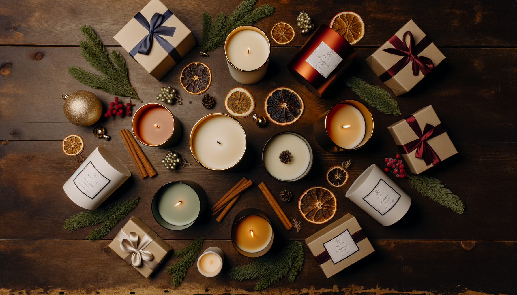 Beautiful Aesthetic Holiday Candle Gifts