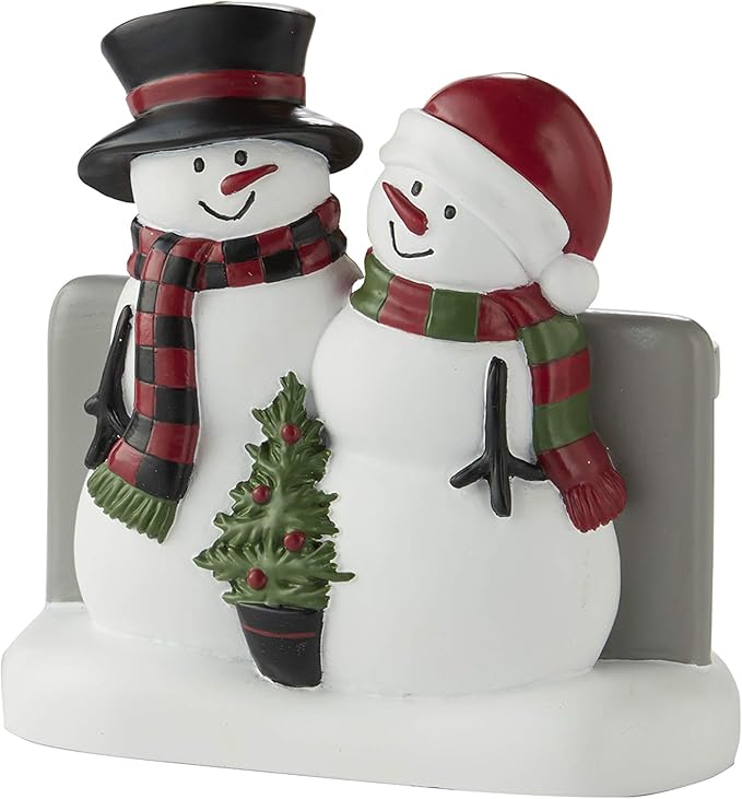 Christmas Woodland Winter Snowman Toothbrush Holder by SKL Home, perfect festive bath decor and gift