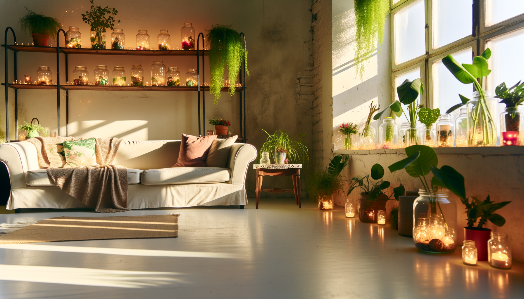 Cozy modern living room with elegant decor perfect for holiday memories.