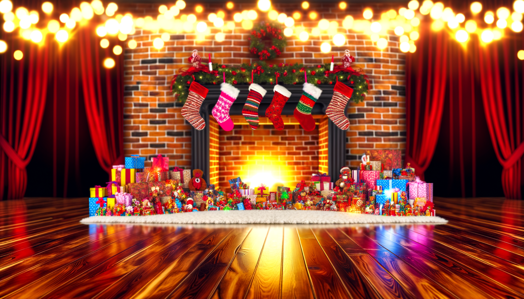 Cozy living room with funny stocking stuffers, perfect for holiday gifting guide.